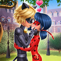 Free online html5 games - Ladybug Miraculous Kiss game 