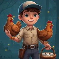 Free online html5 escape games - G4K Chicken Rancher Rescue