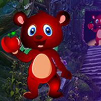 Free online html5 games - G4K Apple Bear Rescue game 