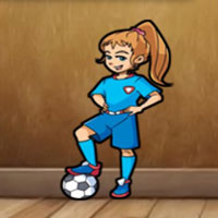 Free online html5 games - 8B Soccer Enthusiast Escape Challenge game 