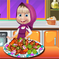 Free online html5 games - Masha Top Chef game 