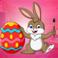 Free online html5 games - G4K Lovely Rabbit Painter Escape game 