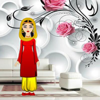 Free online html5 games - Wow Girl Attend Family Function game 