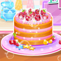 Free online html5 games - Lemon Raspberry Cake game 