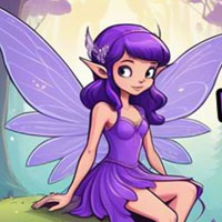 Free online html5 games - Magical Purple Fairy Rescue Game game 
