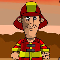 Free online html5 games - G2J Fire Officer Escape game 