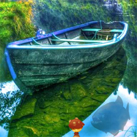Free online html5 games - Wowescape Piranha Lake Escape game 