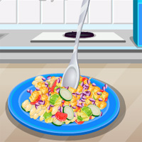 Free online html5 games - Orzo Salad Cookingpink game 