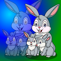 Free online html5 games - G2J Lovely Rabbit Family Rescue game 