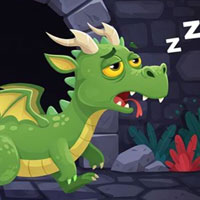 Free online html5 escape games - Tired Dragon Escape