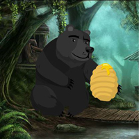 Free online html5 games - Feed Hungry Unconscious Bear game 