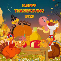 Free online html5 games - Thanksgiving Party 2023 game 