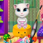 Free online html5 games - Baby Angela Room Cleaning game 