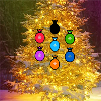 Free online html5 games - Fantasy Christmas Tree Forest Escape game - Games2rule 
