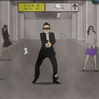 Free online html5 games - Oppa Gangnam Dance game 