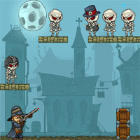 Free online html5 games - Van Helsing vs Skeletons 2 game 