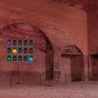 Free online html5 games - Archaeological Rock Place Escape game 
