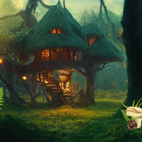 Free online html5 escape games - Wizard Village Escape
