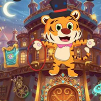 Free online html5 escape games - Smiling Circus Tiger Escape