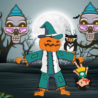 Free online html5 escape games - Wow Save Kid From Scary Pumpkin