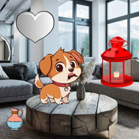 Free online html5 escape games - Wow Puppy Escaped Modern House