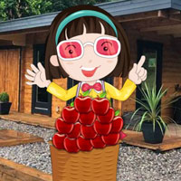 Free online html5 games - Little Girl Apple Basket Escape HTML5 game 