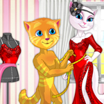 Free online html5 games - Angela Dress Designs game 
