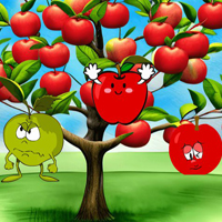 Free online html5 games - Save The Apple Family game 