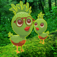 Free online html5 games - Rescue Wild Green Chick game 