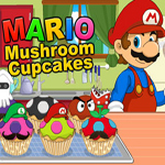 Free online html5 games - Mario Mushroom Cupcake game 