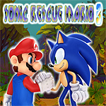 Free online html5 games - Sonic Rescue Mario 3 game 