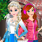 Free online html5 games - Cool Frozen Sisters game 