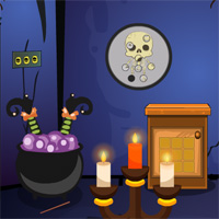 Free online html5 games - GenieFunGames Halloween Candy Box Escape game 