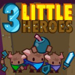 Free online html5 games - 3 Little Heroes game 