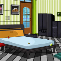 Free online html5 games - Triple Bedroom Escape game 