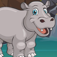 Free online html5 games -  G4E Village Hippopotamus Escape game 