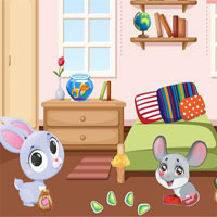 Free online html5 games - Balloons House Escape game 