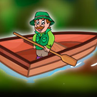 Free online html5 escape games - G2J Forest Ranger Boat Escape