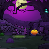 Free online html5 games - Games4Escape Halloween Skeleton Escape 2018 game 
