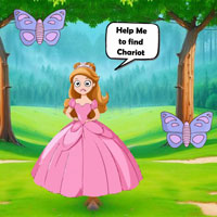 Free online html5 escape games - Princess Stuck After Chariot Miss