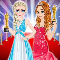 Free online html5 games - Frozen Sisters Movie Stars game 