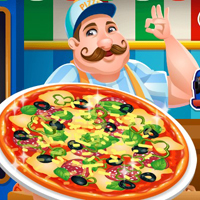 Free online html5 games - Italian Pizza Truck game 