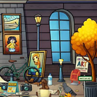 Free online html5 escape games - Vanishing Canvas