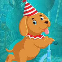 Free online html5 games - G4K Party Hat Dog Escape game 