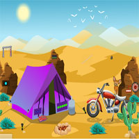 Free online html5 games - Smiley Desert Escape game 