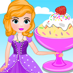 Free online html5 games - Sofia Cooking Cake Batter Ice Cream game 