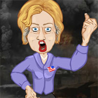 Free online html5 games - Epic Celeb Brawl Punch Hillarys game 