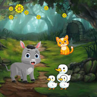 Free online html5 games - Wow Help The Tiny Donkey game 