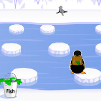 Free online html5 games - Pingu Fish Run game 