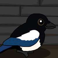 Free online html5 games - G2J Magpie Bird Escape game 